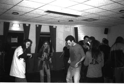 Dancing the night away after the concert